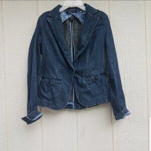 Lucky Brand denim jacket size medium .